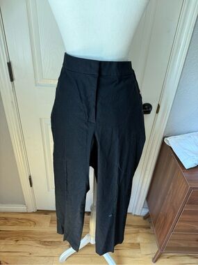 J. Crew Factory Black Ankle linen pants